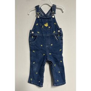 Jeans Wear Toddler 24 Months All Over Floral Embroidered Bib Overalls Denim‎